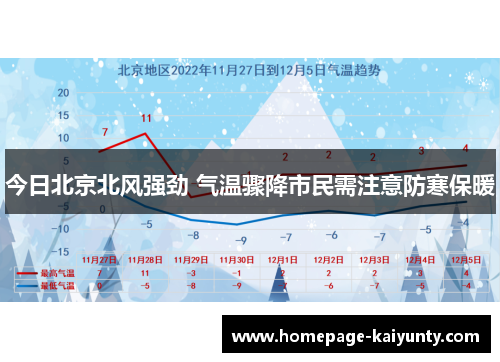 今日北京北风强劲 气温骤降市民需注意防寒保暖