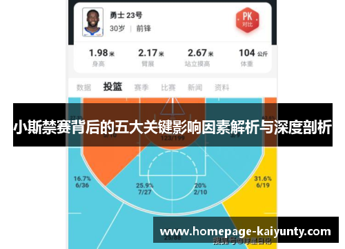 小斯禁赛背后的五大关键影响因素解析与深度剖析