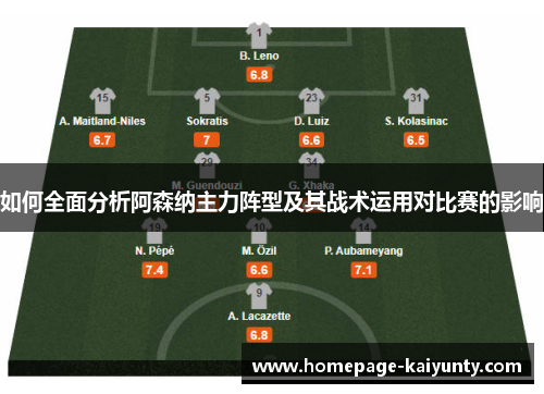 如何全面分析阿森纳主力阵型及其战术运用对比赛的影响