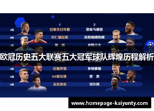 欧冠历史五大联赛五大冠军球队辉煌历程解析 欧冠历史五大联赛五大冠军球队辉煌历程解析